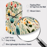 Gardens - Asymmetric Metal Wall Clock