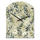 Zen Foliage - Asymmetric Metal Wall Clock