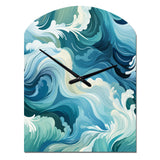 Ocean Spray - Asymmetric Metal Wall Clock