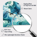 Ocean Spray - Asymmetric Metal Wall Clock
