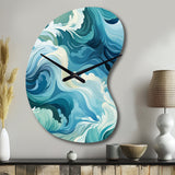 Ocean Spray - Asymmetric Metal Wall Clock