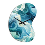 Ocean Spray - Asymmetric Metal Wall Clock