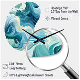 Ocean Spray - Asymmetric Metal Wall Clock