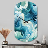 Ocean Spray - Asymmetric Metal Wall Clock