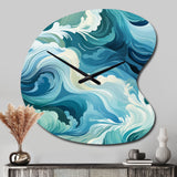 Ocean Spray - Asymmetric Metal Wall Clock