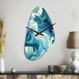 Ocean Spray - Asymmetric Metal Wall Clock