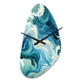 Ocean Spray - Asymmetric Metal Wall Clock