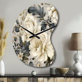Urban Victorian Splendor Victorian Pattern - Asymmetric Metal Wall Clock