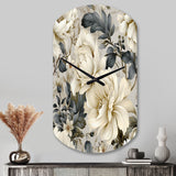Urban Victorian Splendor Victorian Pattern - Asymmetric Metal Wall Clock