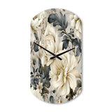 Urban Victorian Splendor Victorian Pattern - Asymmetric Metal Wall Clock