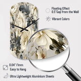 Urban Victorian Splendor Victorian Pattern - Asymmetric Metal Wall Clock