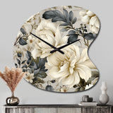 Urban Victorian Splendor Victorian Pattern - Asymmetric Metal Wall Clock