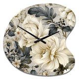 Urban Victorian Splendor Victorian Pattern - Asymmetric Metal Wall Clock