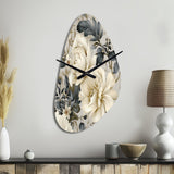 Urban Victorian Splendor Victorian Pattern - Asymmetric Metal Wall Clock