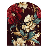 Victorian Renaissance Revival Victorian Pattern - Asymmetric Metal Wall Clock