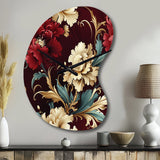 Victorian Renaissance Revival Victorian Pattern - Asymmetric Metal Wall Clock