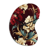 Victorian Renaissance Revival Victorian Pattern - Asymmetric Metal Wall Clock