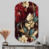 Victorian Renaissance Revival Victorian Pattern - Asymmetric Metal Wall Clock