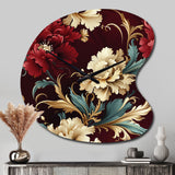Victorian Renaissance Revival Victorian Pattern - Asymmetric Metal Wall Clock