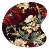 Victorian Renaissance Revival Victorian Pattern - Asymmetric Metal Wall Clock
