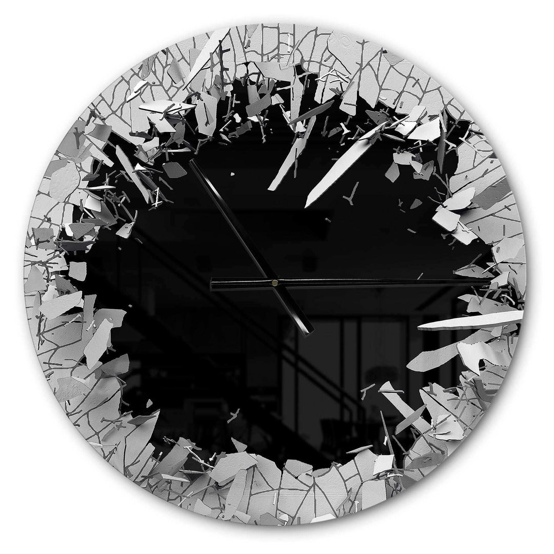 Abstract Broken Wall 3D Design