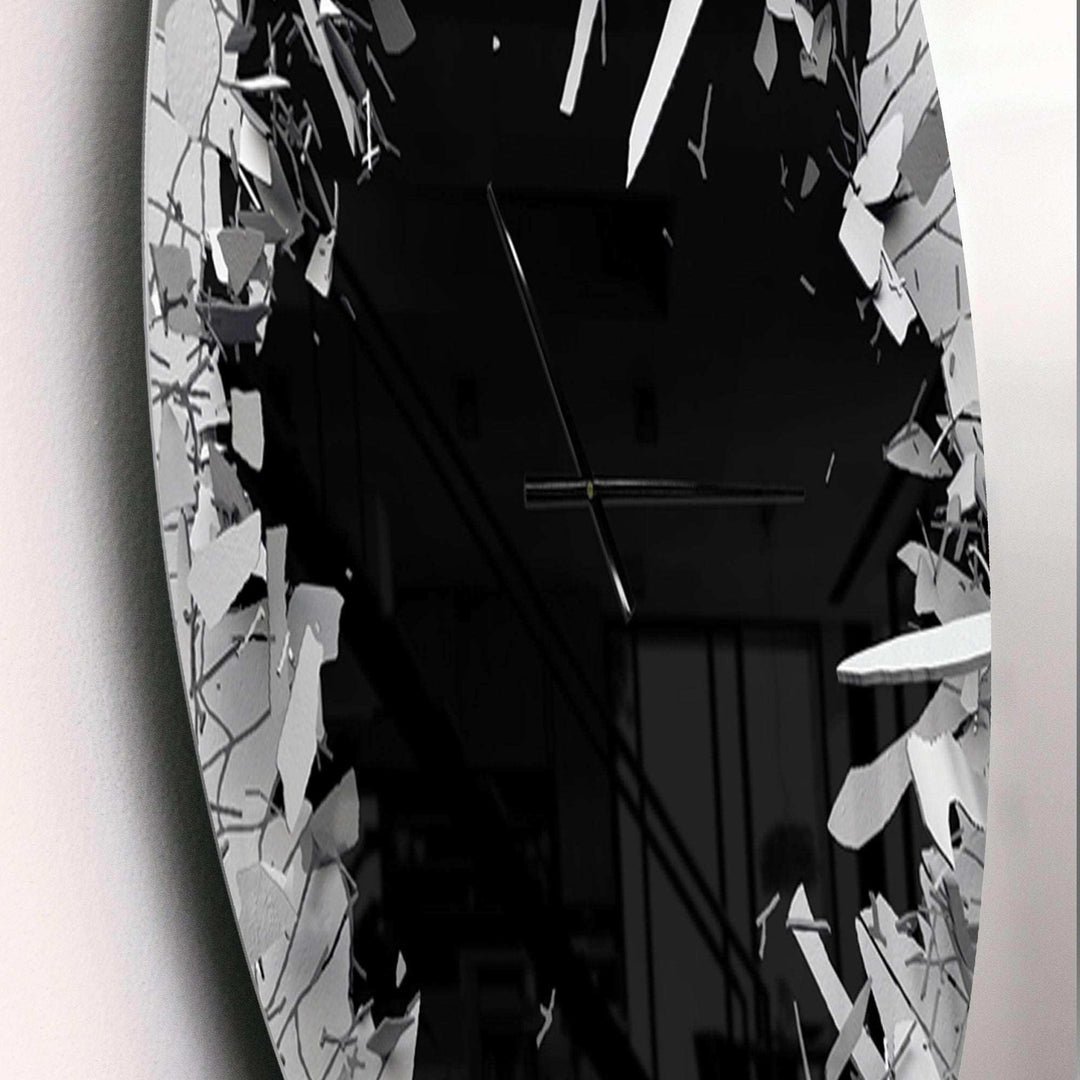 Abstract Broken Wall 3D Design