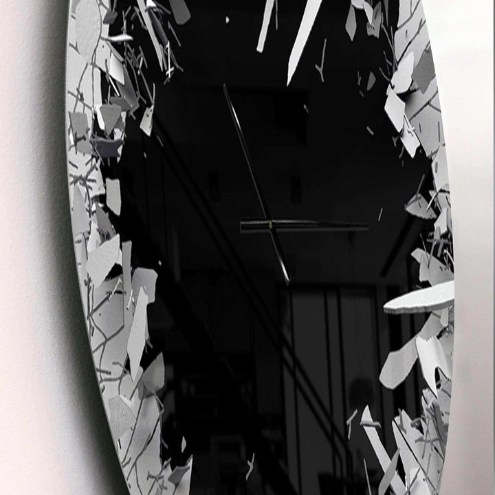 Abstract Broken Wall 3D Design