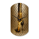 Luxury Brand Bionic Heel I - Asymmetric Metal Wall Clock