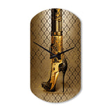 Luxury Brand Bionic Heel I - Asymmetric Metal Wall Clock