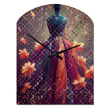 Luxurious Fantasy Dress I - Asymmetric Metal Wall Clock