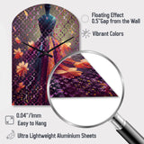 Luxurious Fantasy Dress I - Asymmetric Metal Wall Clock