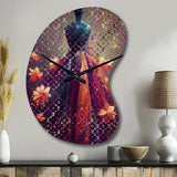 Luxurious Fantasy Dress I - Asymmetric Metal Wall Clock