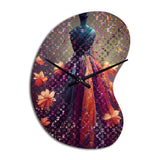 Luxurious Fantasy Dress I - Asymmetric Metal Wall Clock