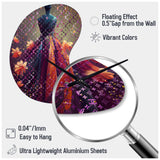 Luxurious Fantasy Dress I - Asymmetric Metal Wall Clock