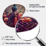 Luxurious Fantasy Dress I - Asymmetric Metal Wall Clock