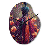 Luxurious Fantasy Dress I - Asymmetric Metal Wall Clock