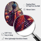 Luxurious Fantasy Dress I - Asymmetric Metal Wall Clock