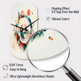Multi-Color Geometric Art - Asymmetric Metal Wall Clock