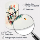 Multi-Color Geometric Art - Asymmetric Metal Wall Clock