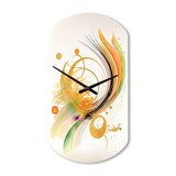 Golden Spiral Movement II - Asymmetric Metal Wall Clock