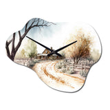 Welcome To The Ranch - Asymmetric Metal Wall Clock