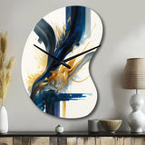Stylish Spiral Abstract I - Asymmetric Metal Wall Clock