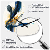Stylish Spiral Abstract I - Asymmetric Metal Wall Clock