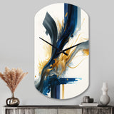 Stylish Spiral Abstract I - Asymmetric Metal Wall Clock
