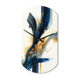 Stylish Spiral Abstract I - Asymmetric Metal Wall Clock