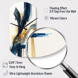 Stylish Spiral Abstract I - Asymmetric Metal Wall Clock