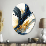 Stylish Spiral Abstract I - Asymmetric Metal Wall Clock