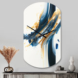 Stylish Spiral Abstract II - Asymmetric Metal Wall Clock