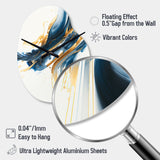 Stylish Spiral Abstract II - Asymmetric Metal Wall Clock