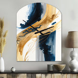 Stylish Spiral Abstract III - Asymmetric Metal Wall Clock